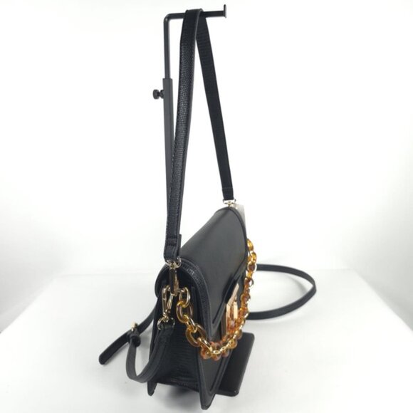 NWT ALDO Faux Leather Toggle‎ Closure Shoulder Bag & Crossbody Chain Detail - Picture 7 of 16